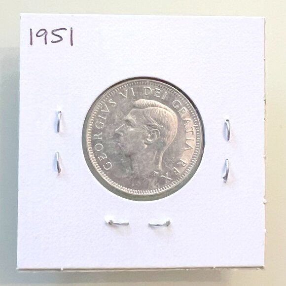 Canada 1948, 1949, 1950 & 1951 Silver 25¢ Quarters! 4 coins Total - Picture 10 of 13